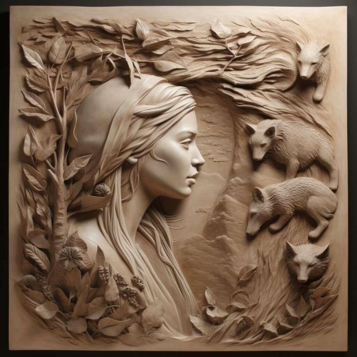 نموذج ثلاثي الأبعاد لآلة CNC 3D Art 